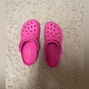 Size 8 Hot Pink Crocs